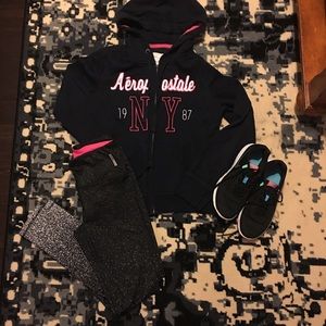 Aeropostale Zip Up Hoodie